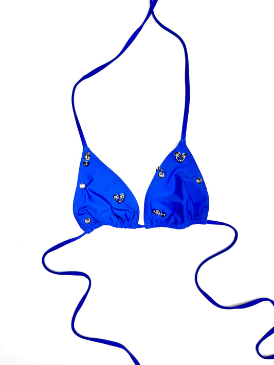 Royal Blue Pierced Bikini