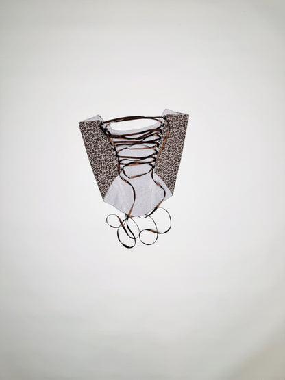 Brown Floral Paisley