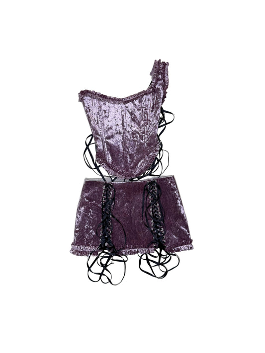 Crushed Velvet Set