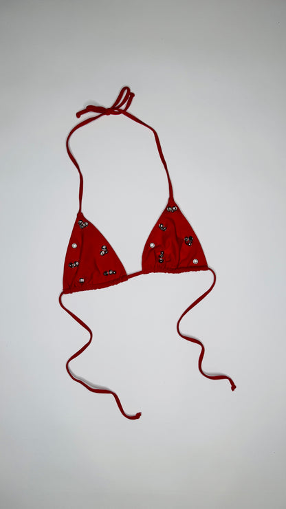 Red Pierced Bikini