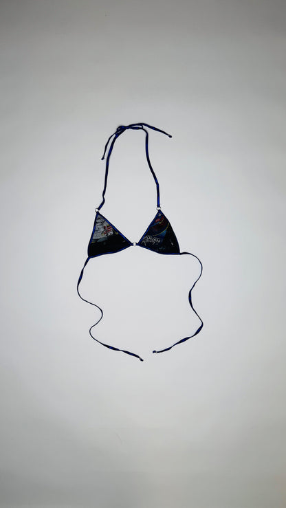 Grey Racing Bikini
