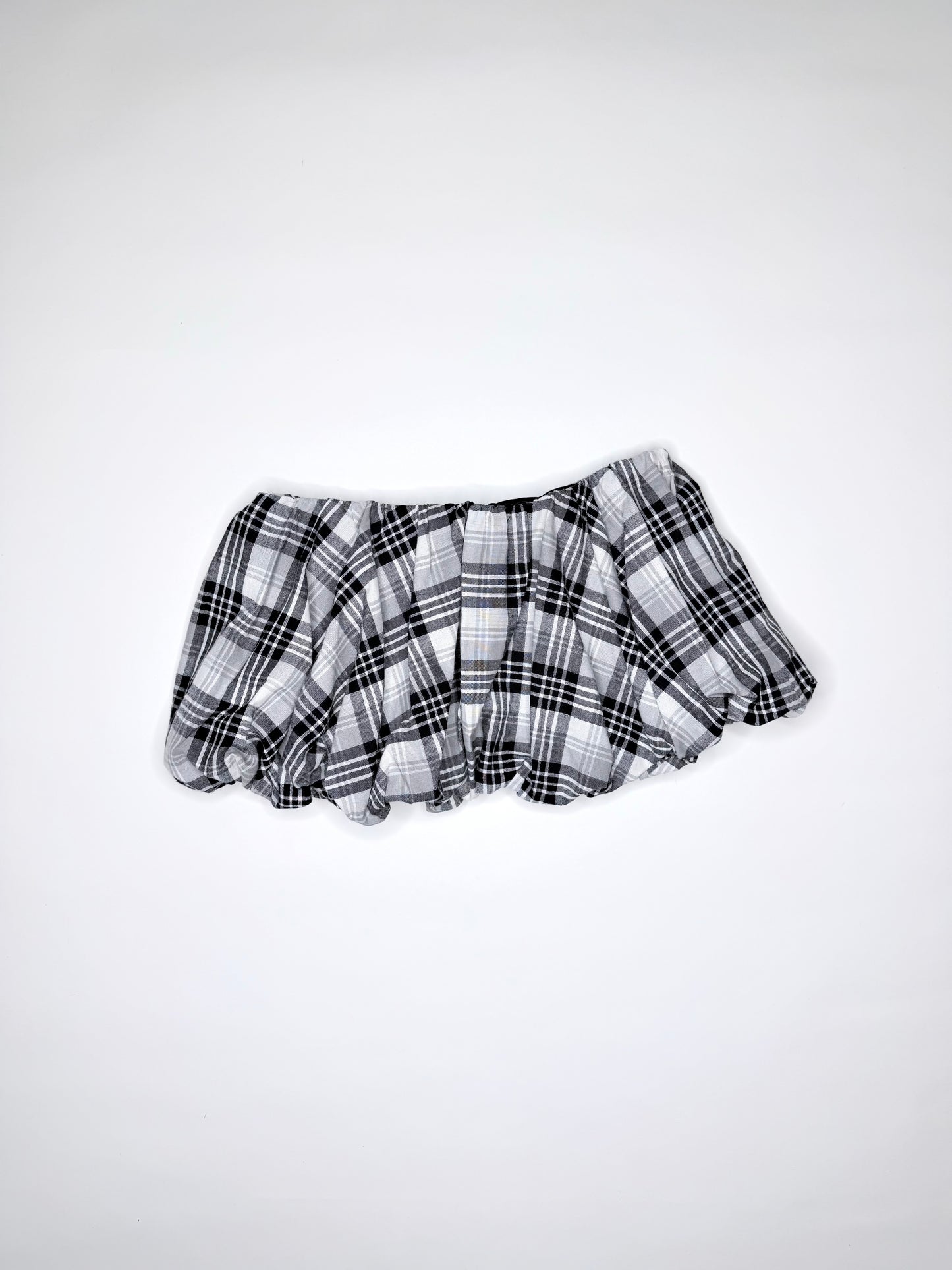 Black Plaid Bubble