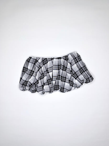 Black Plaid Bubble