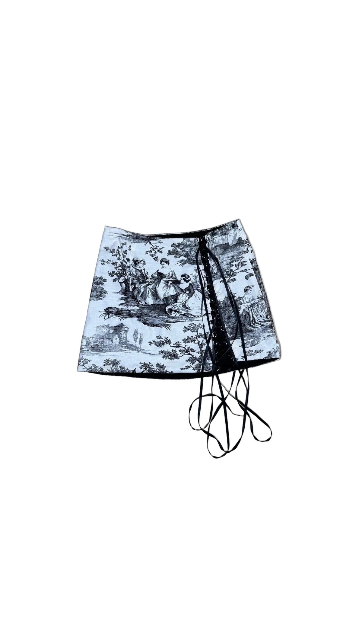 Black Toile Skirt