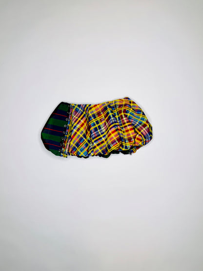 Pierced Plaid Bubble