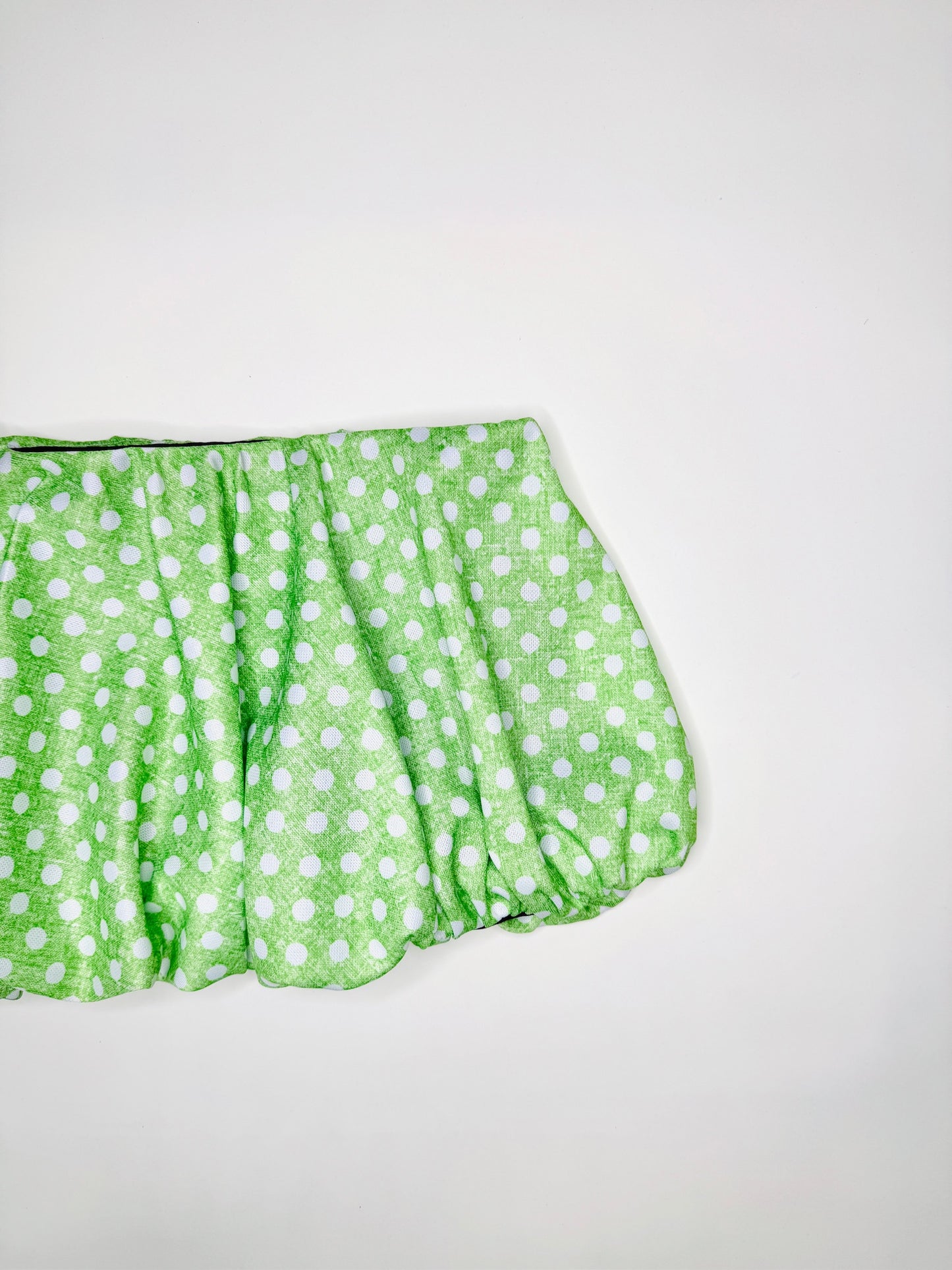 Lime Green Polka Dot Bubble