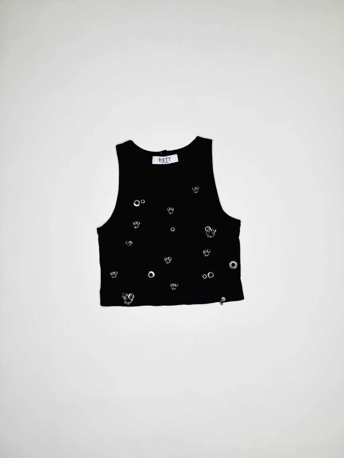 Black Cropped Tank