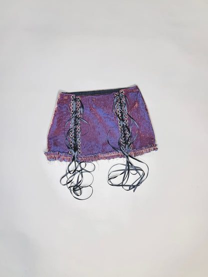 Crushed Velvet Skirt