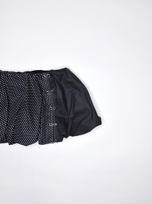 Split Polka Dot Skirt