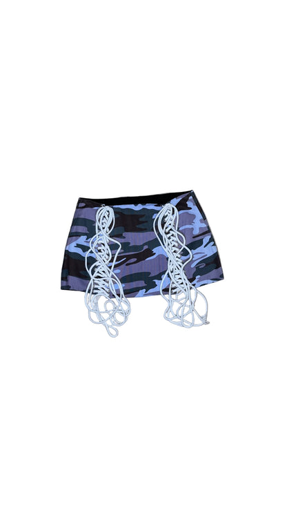 Purple Camo Lace-Up