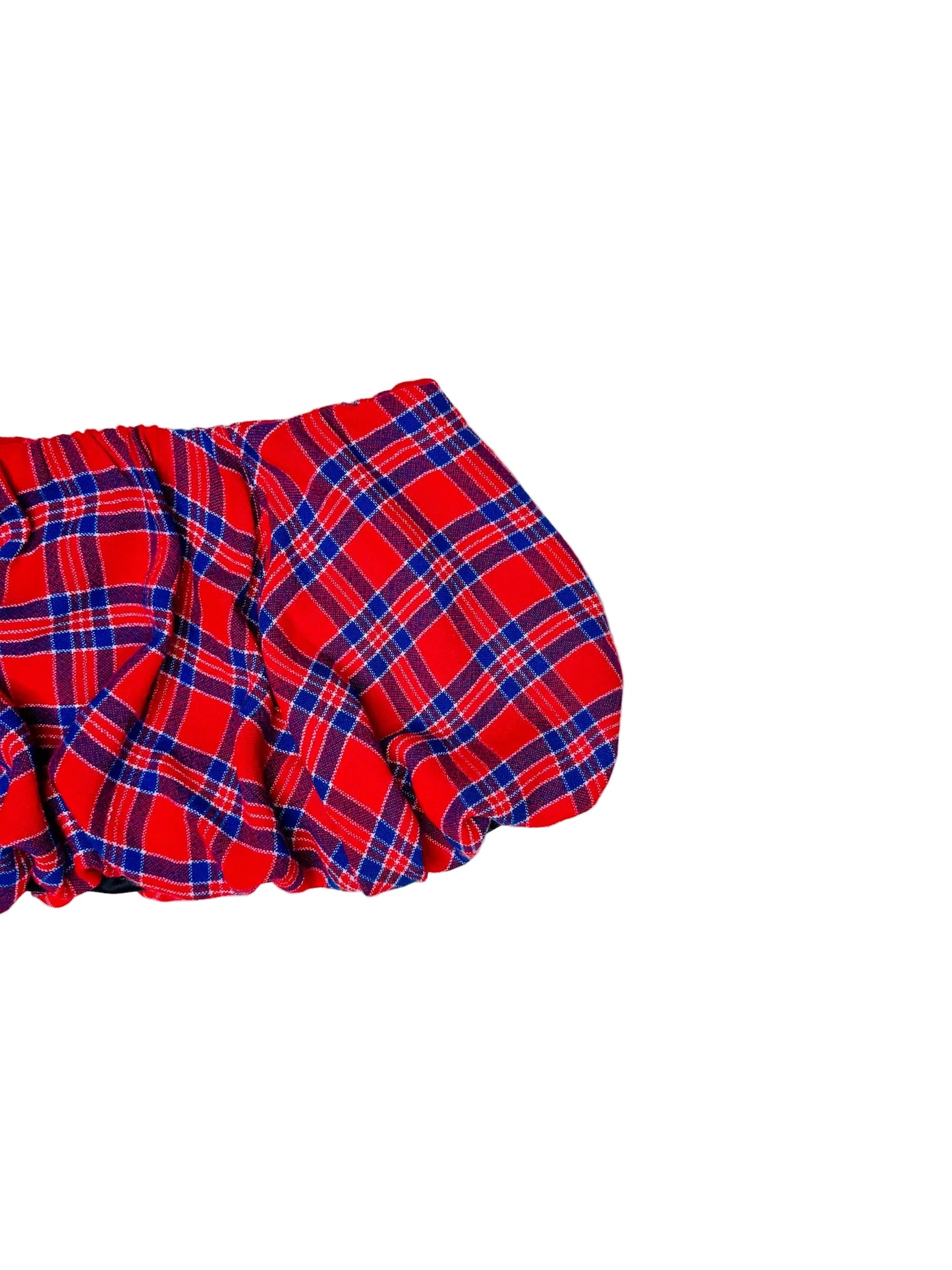 Split Plaid Bubble