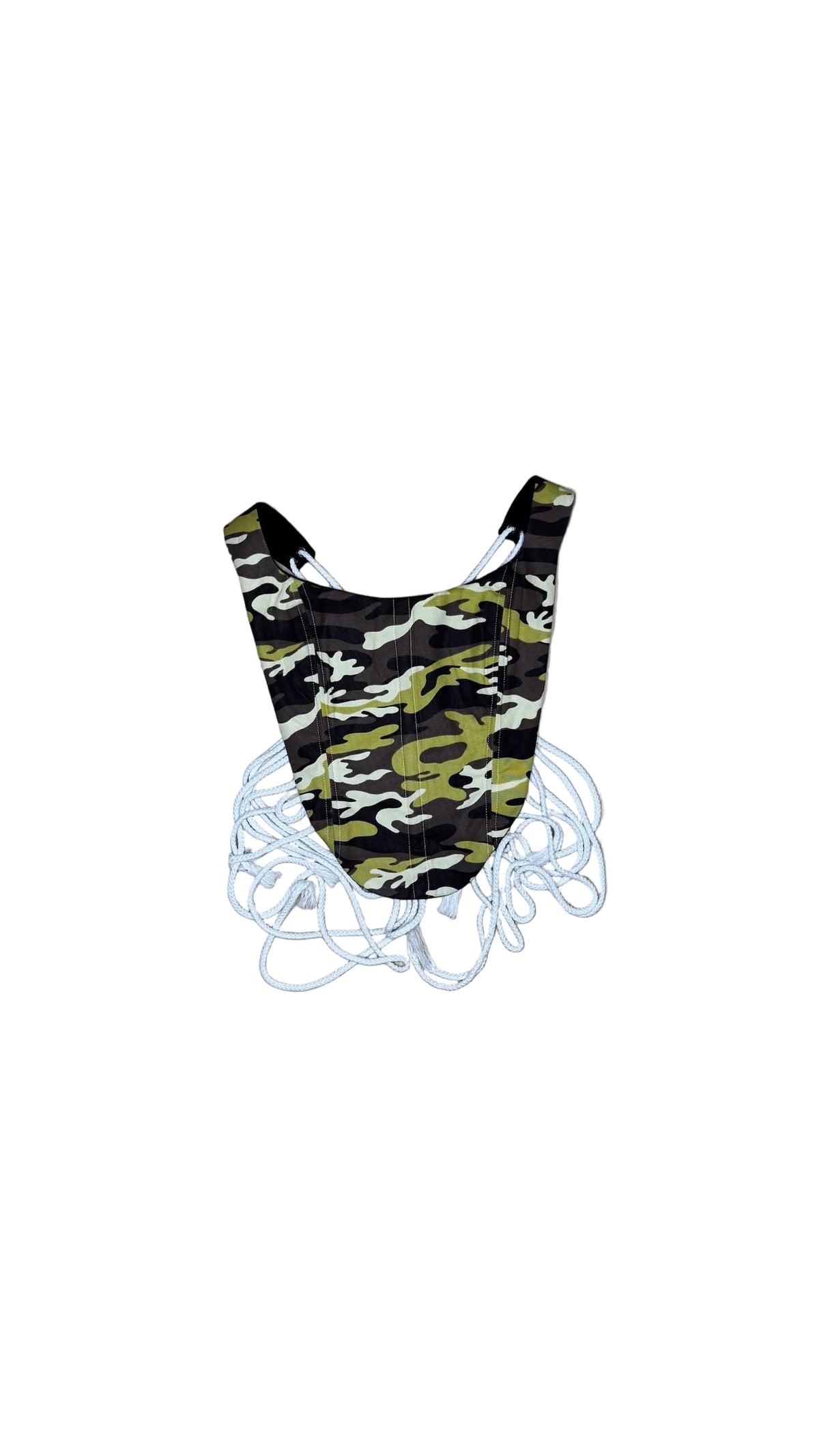 Lime Green Camo Strap