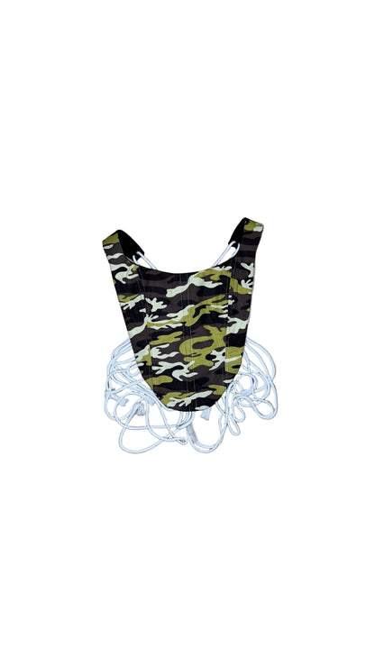 Lime Green Camo Strap