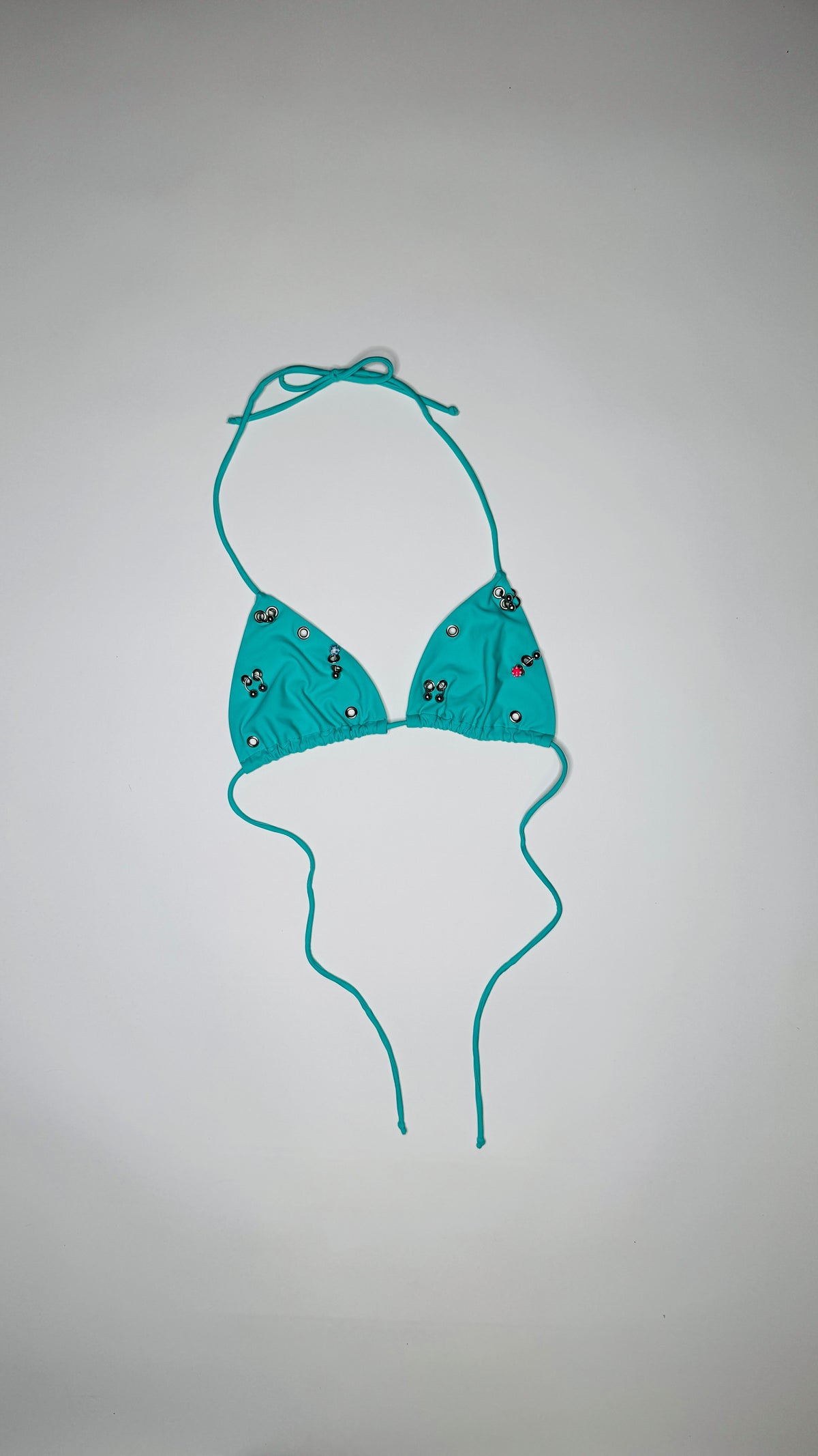 Teal Pierced Bikini
