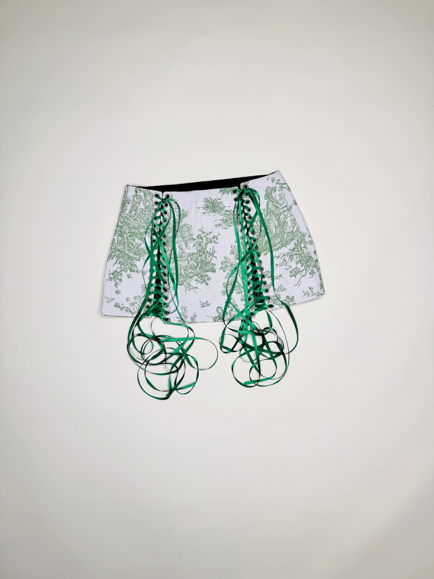 Green Toile Skirt