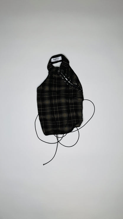 Brown Plaid Jade Top