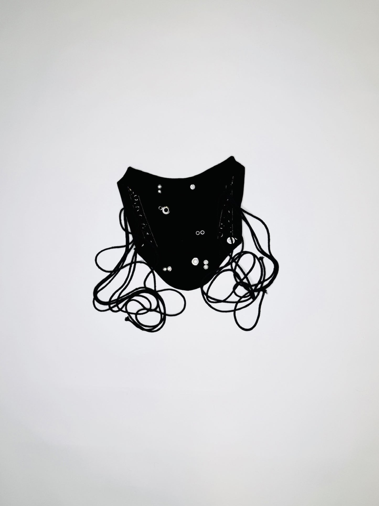 Black Denim Pierced