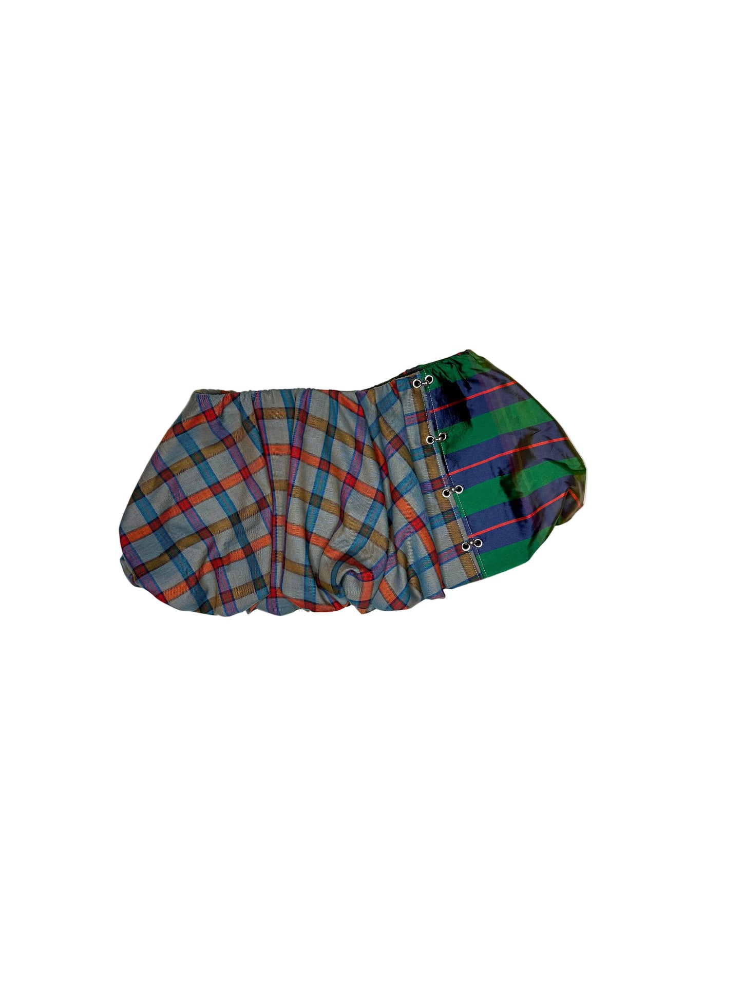 Split Pierced Plaid