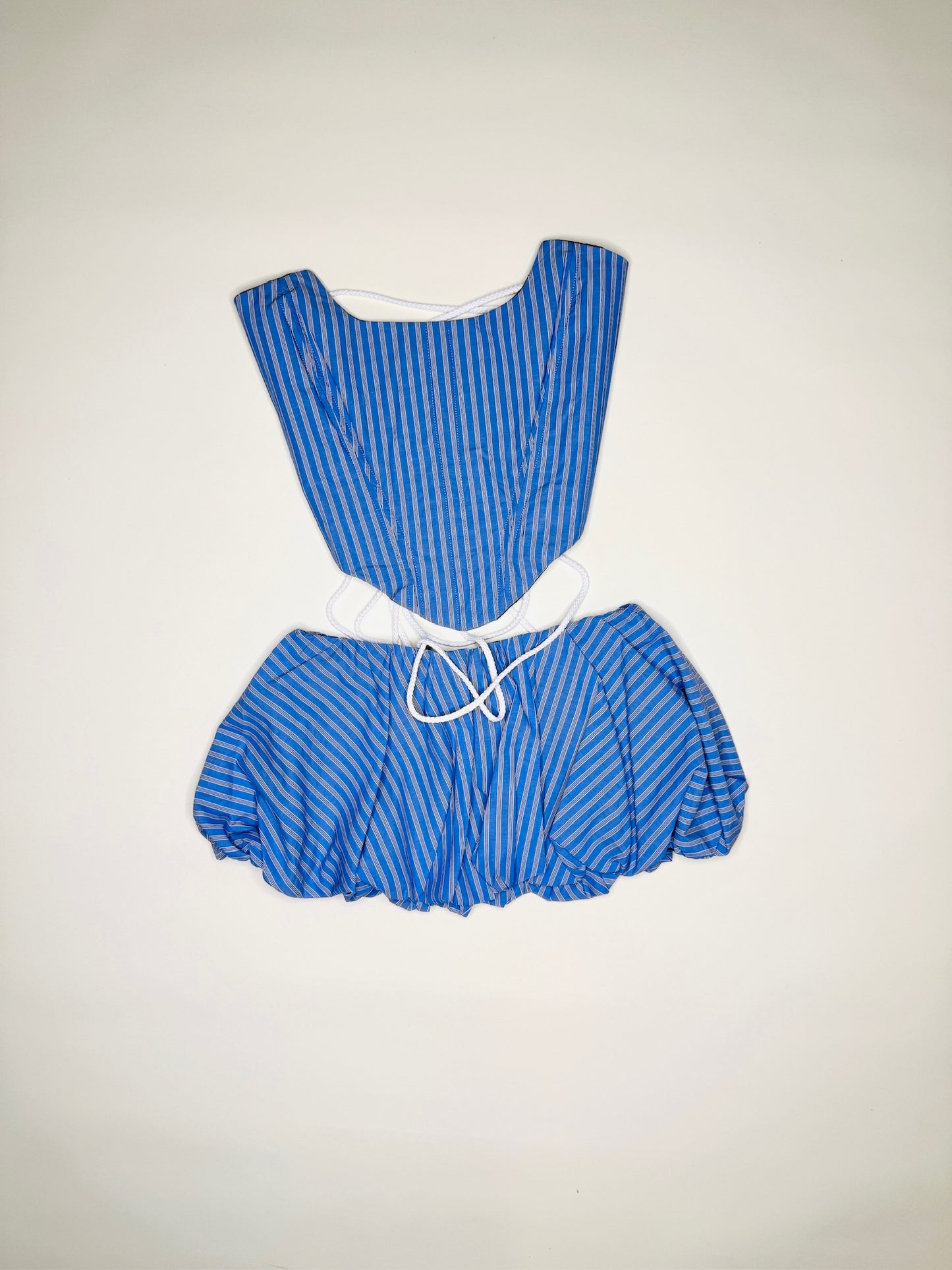 Blue Pinstripe Set