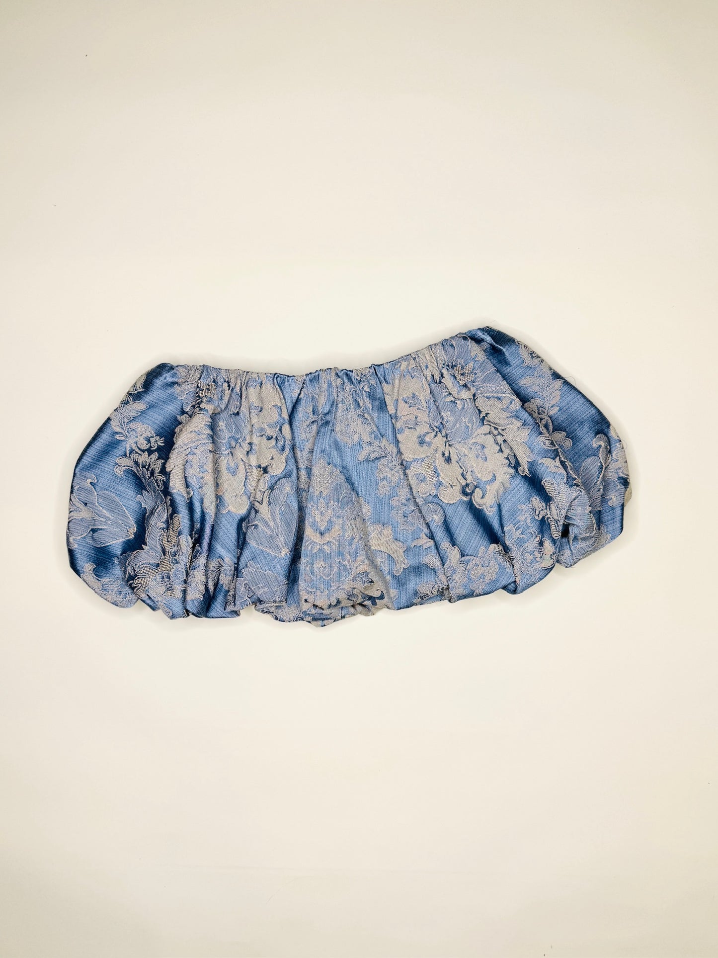 Blue Jacquard Bubble