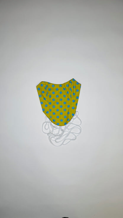 Yellow and Blue Polka Dot