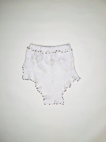Beaded Crochet Skirt