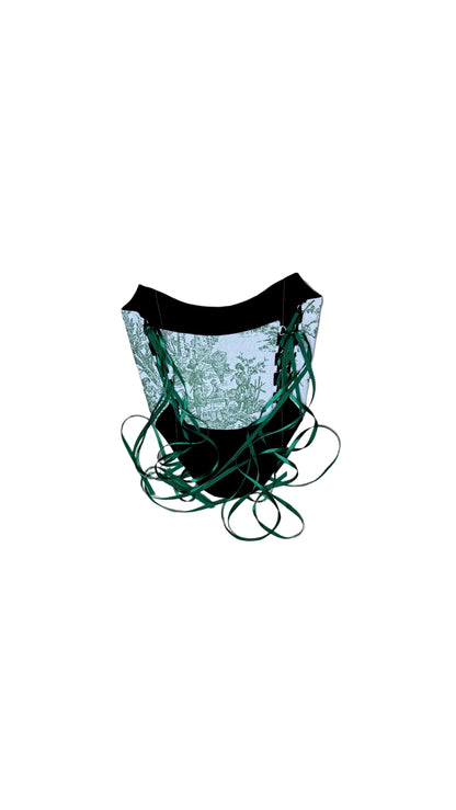 Green Toile Corset