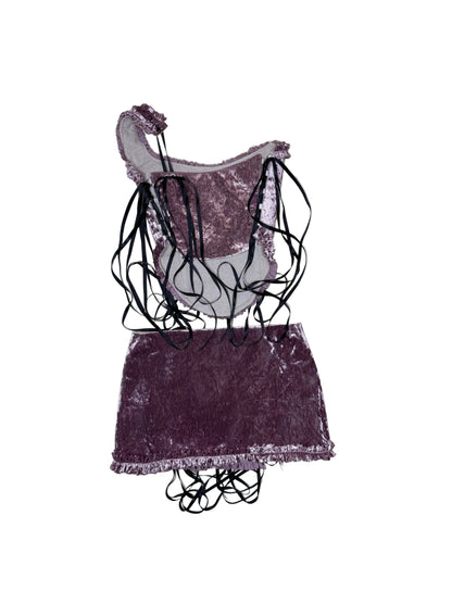 Crushed Velvet Set