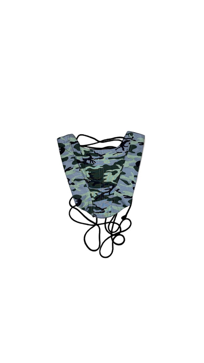 Green Camo Corset