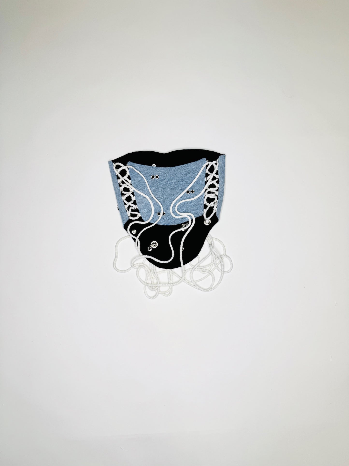 Blue Pierced Denim
