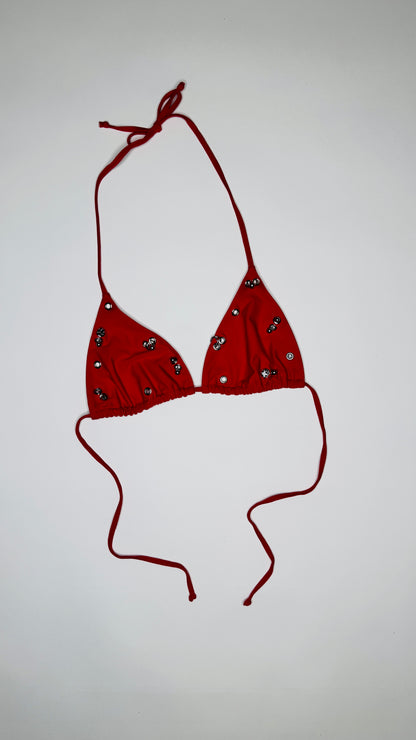 Red Pierced Bikini