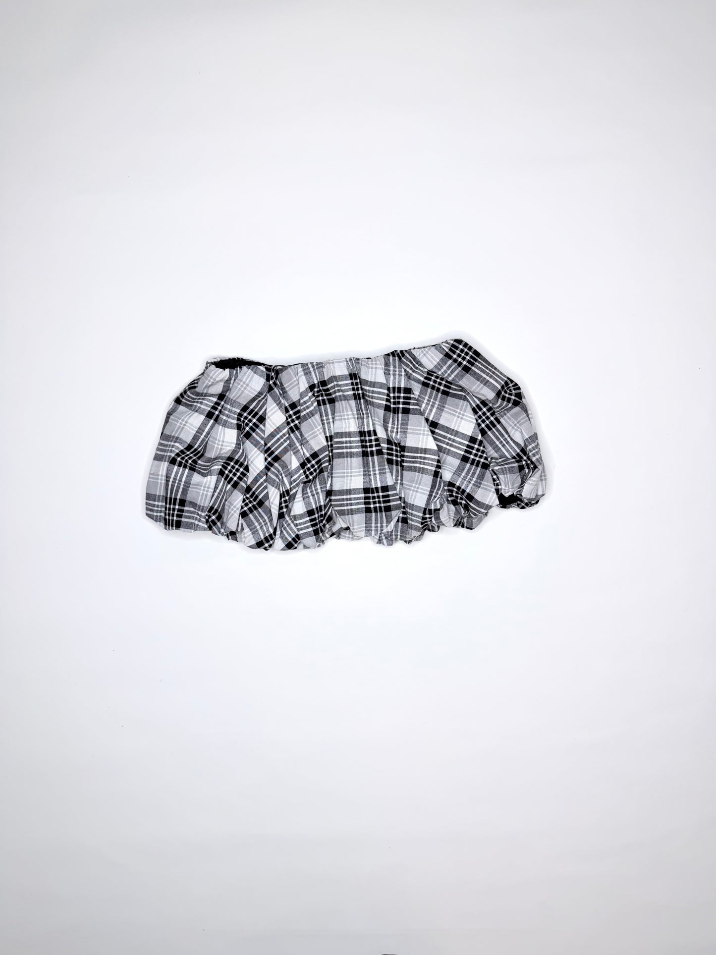 Black Plaid Bubble