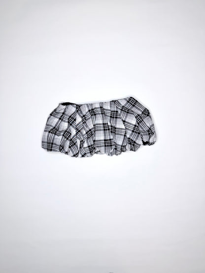Black Plaid Bubble