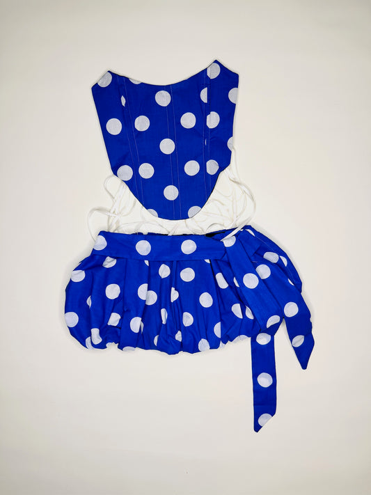 Blue Polka Dot Set