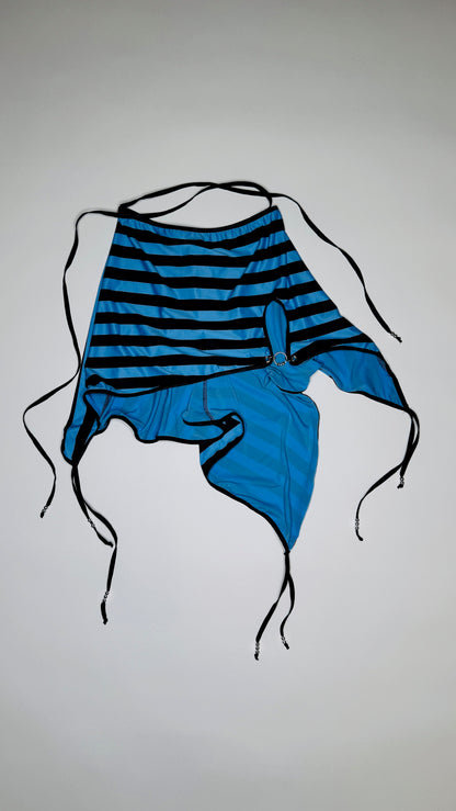 Blue and Black Striped Dolly