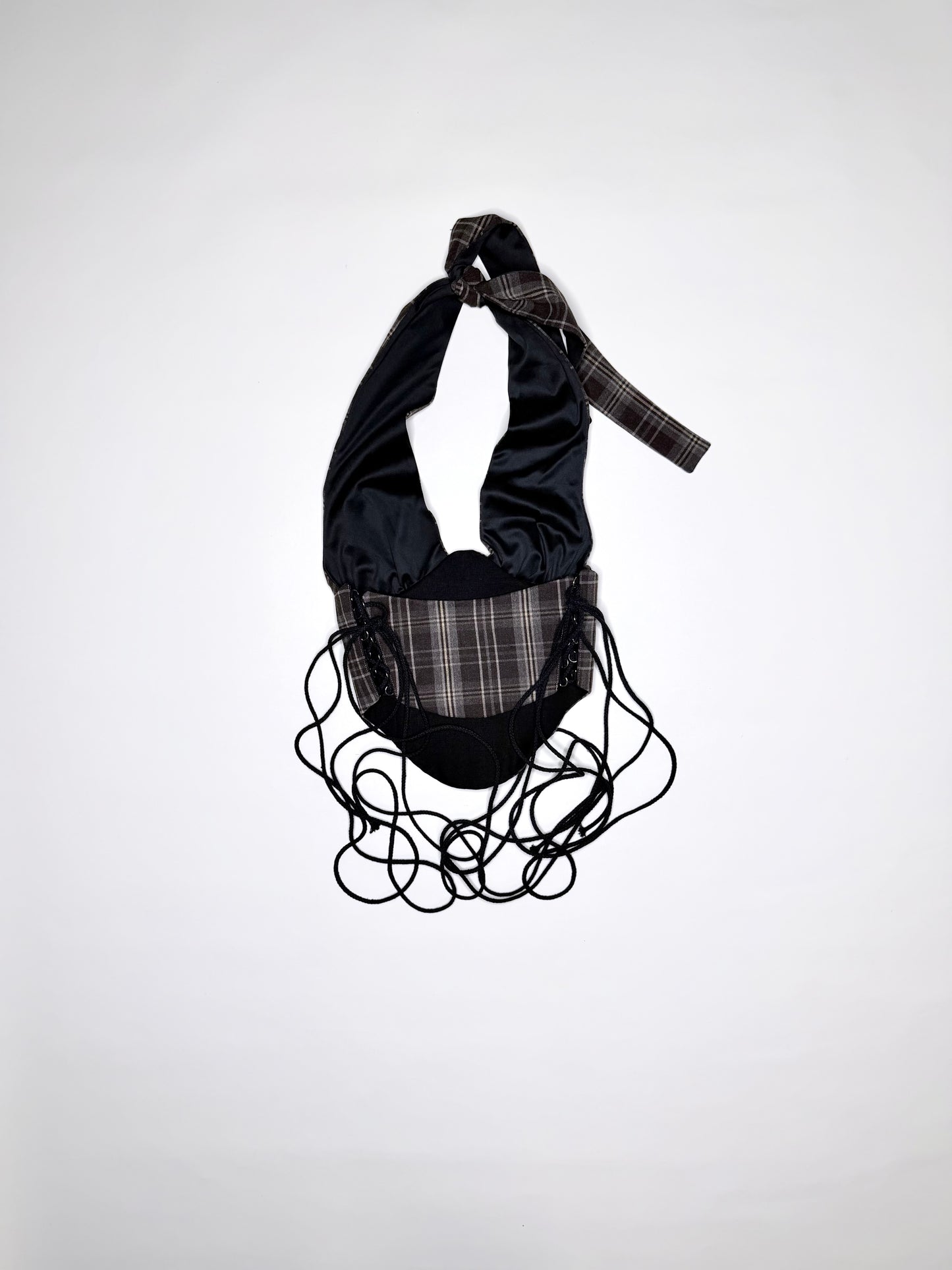 Brown Plaid Halter