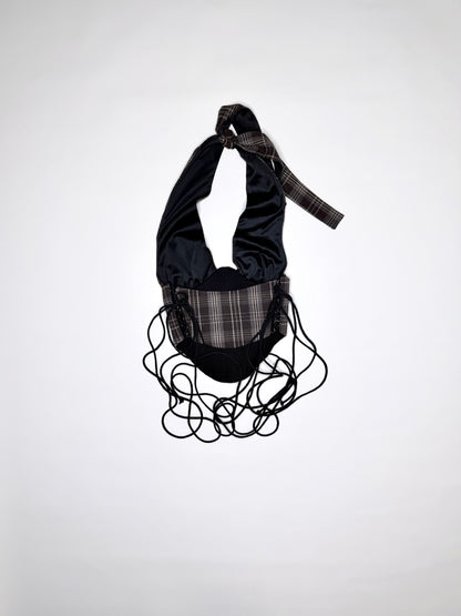 Brown Plaid Halter