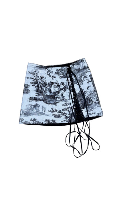 Black Toile Skirt