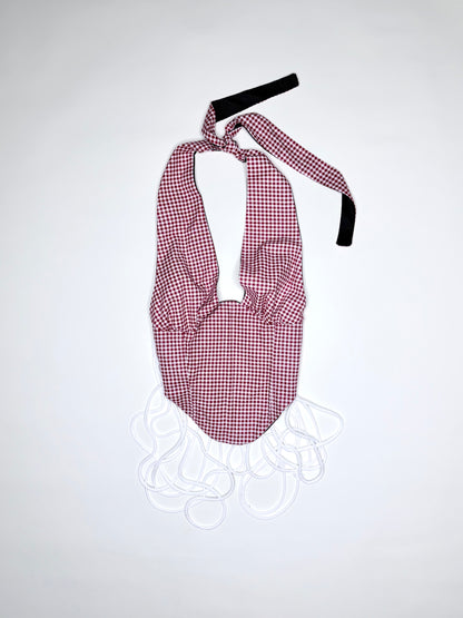 Red Gingham Halter