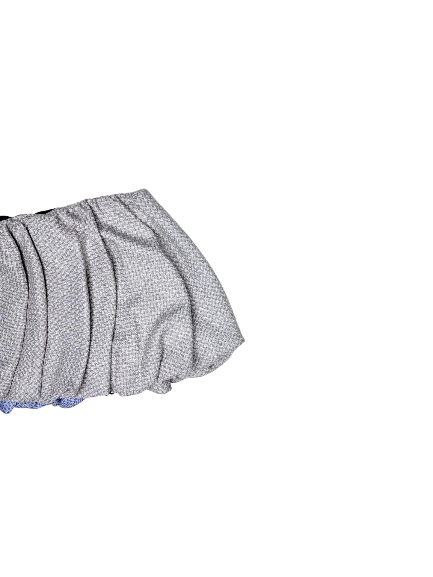 Split Plaid Bubble