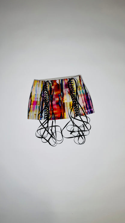 Digital Marble Lace-Up