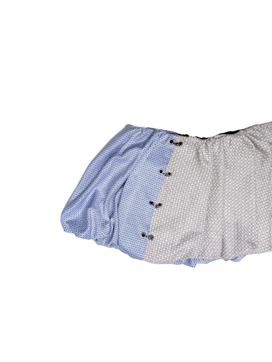 Split Plaid Bubble