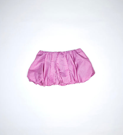 Pink Gingham Bubble