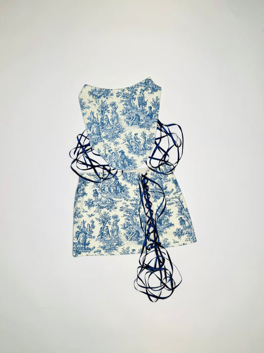 Blue Toile Set