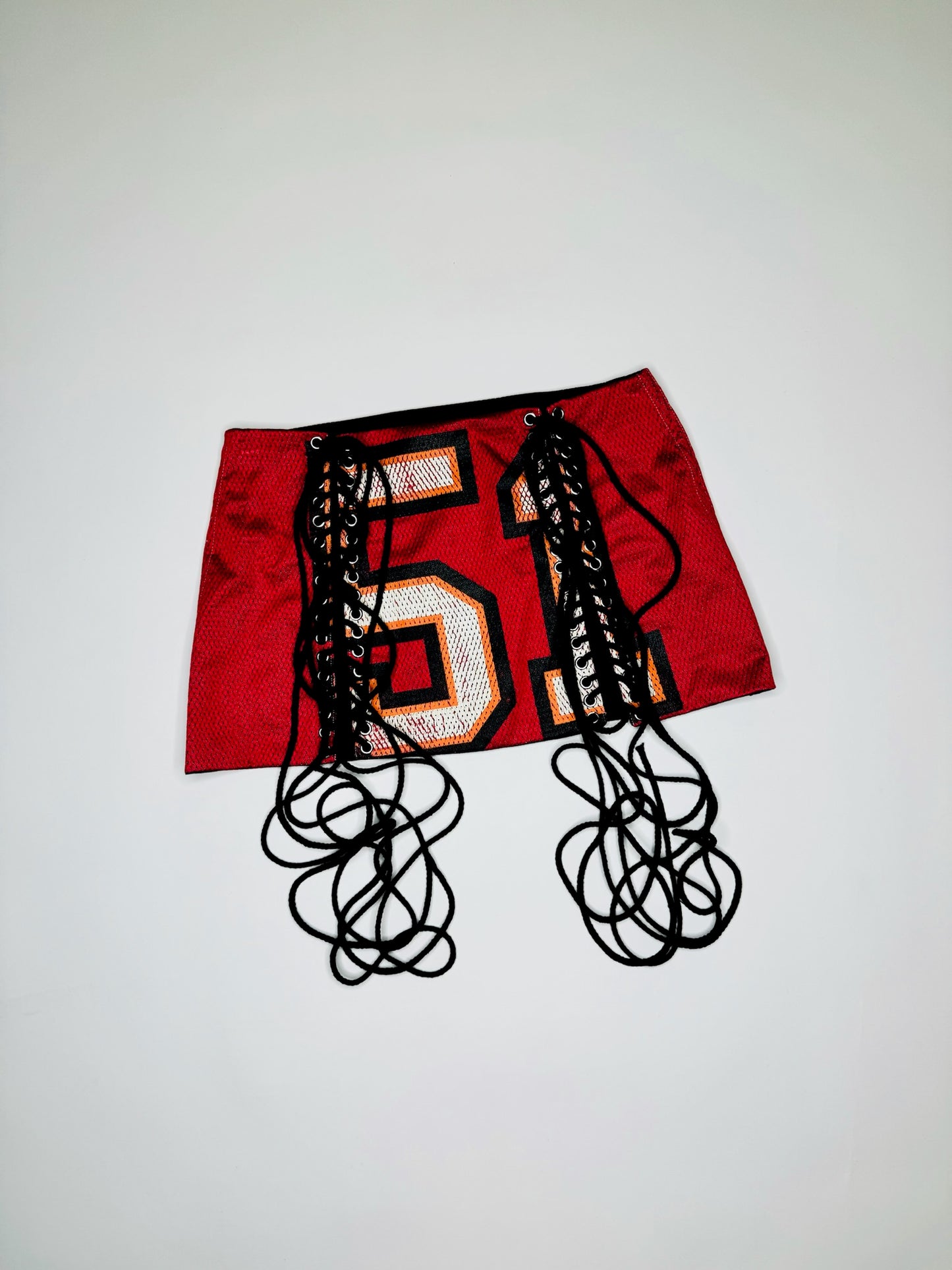 Red Jersey Skirt