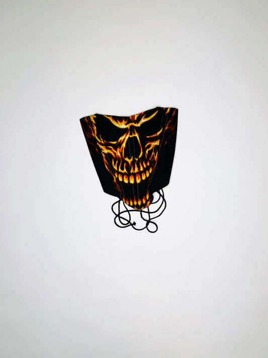 Flame Skull Corset