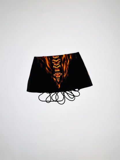 Flame Skull Skirt