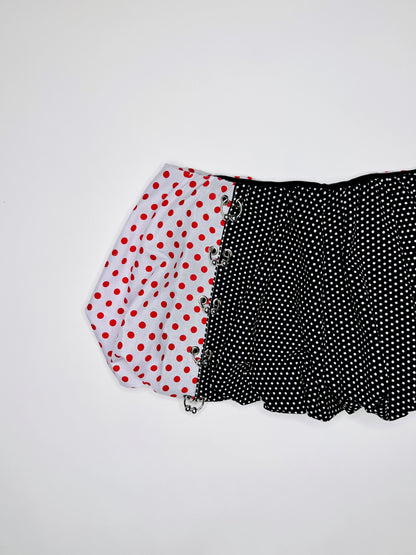 Mixed Polka Dot Pierced Bubble