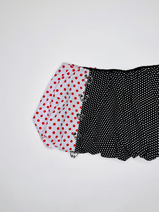 Mixed Polka Dot Pierced Bubble