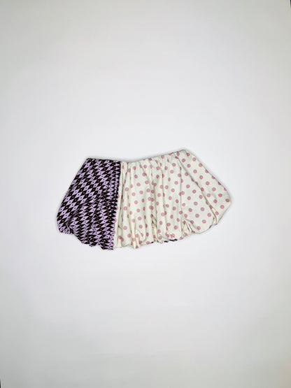 Argyle/ Polka Dot Bubble Skirt